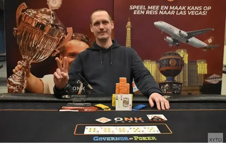 Roelof uit Steenwijk kwalificeert zich voor finale ONK Poker in Koekange!